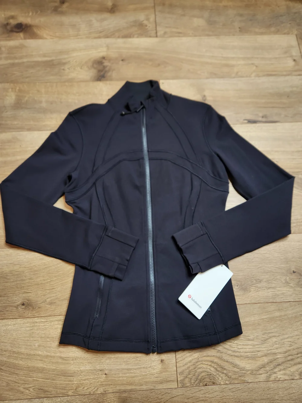 NWT Lululemon Define Luon Black Zip-Up Jacket Size 8